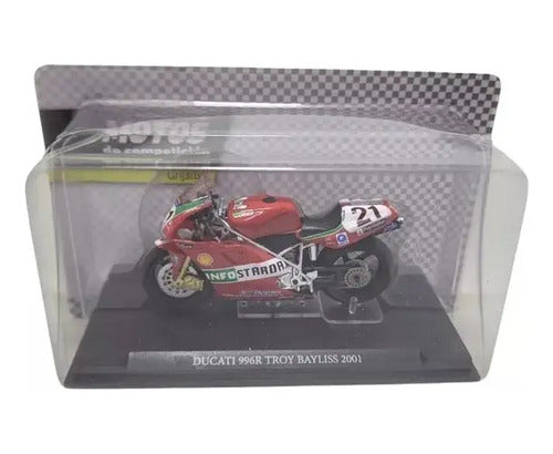Moto Colección Escala Gp Ducati 996r Troy Bayliss 2001 1/24