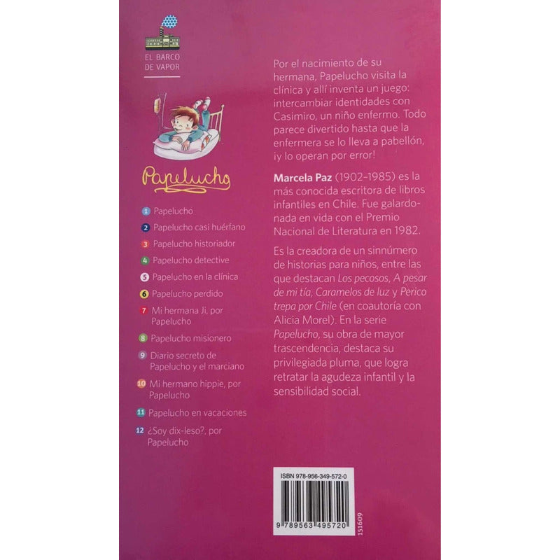 Papelucho 5 En La Clinica / Marcela Paz