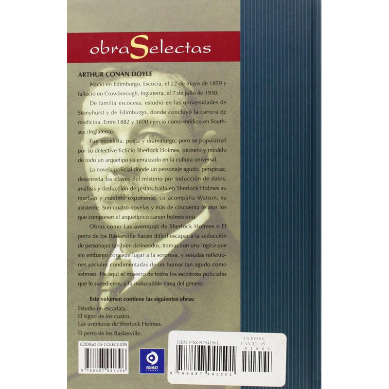 Obras Selectas (tapa Dura) / Arthur Conan Doyle