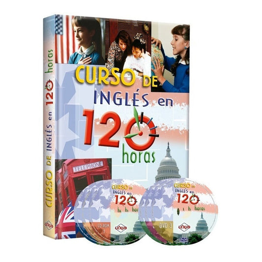 Curso De Inglés 120 Horas + 3 Cds + 3 Dvds (t. Dura) / Lexus