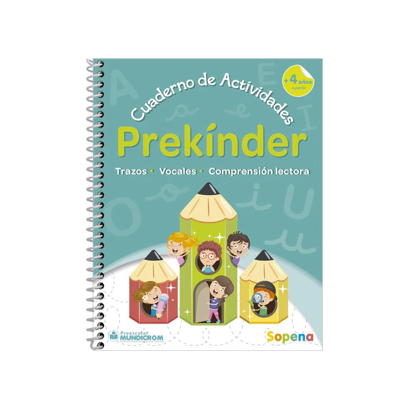 Cuaderno De Actividades Prekinder / Sopena