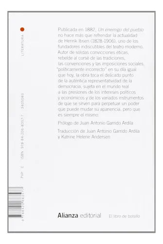 Un Enemigo Del Pueblo / Henrik Ibsen