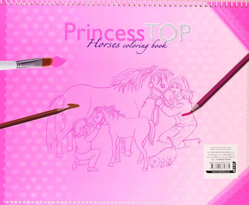 Princess Top Horses Coloring Book / Todolibro