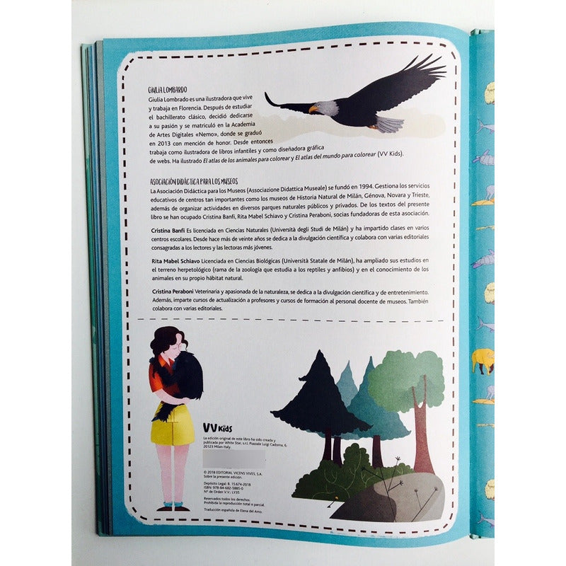 Atlas De Los Animales (tapa Dura) / Vv Kids