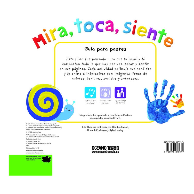 Mira, Toca, Siente (tapa Dura) / Kylie Boultwood