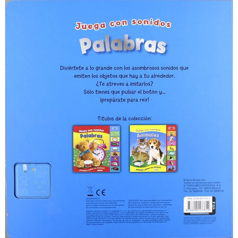 Palabras Juega Con Sonidos (libro Con Sonidos)