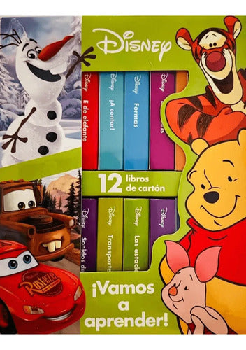 Mi Primera Librería Vamos Aprender (12 Libros) / Disney