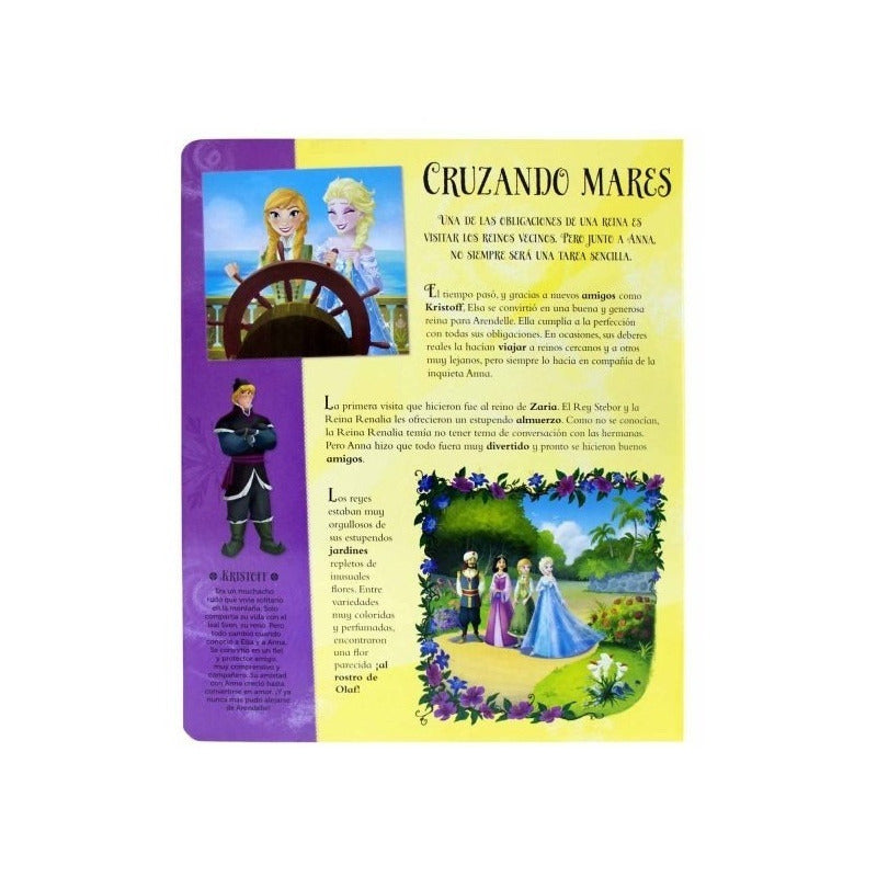 Disney Frozen Historias Con Retratos + Stickers / Lexus