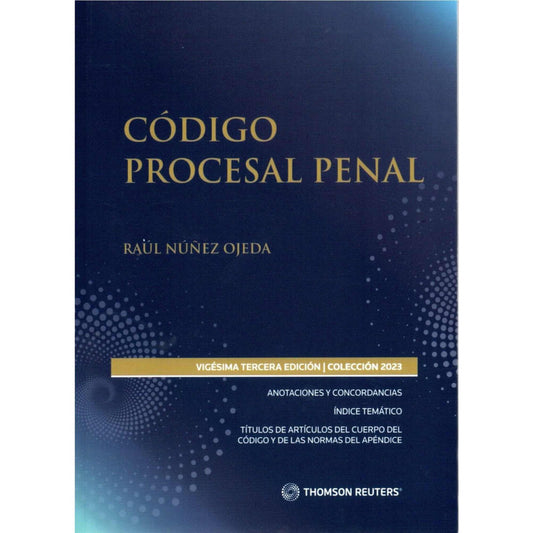 Codigo Procesal Penal / Thomson Reuters