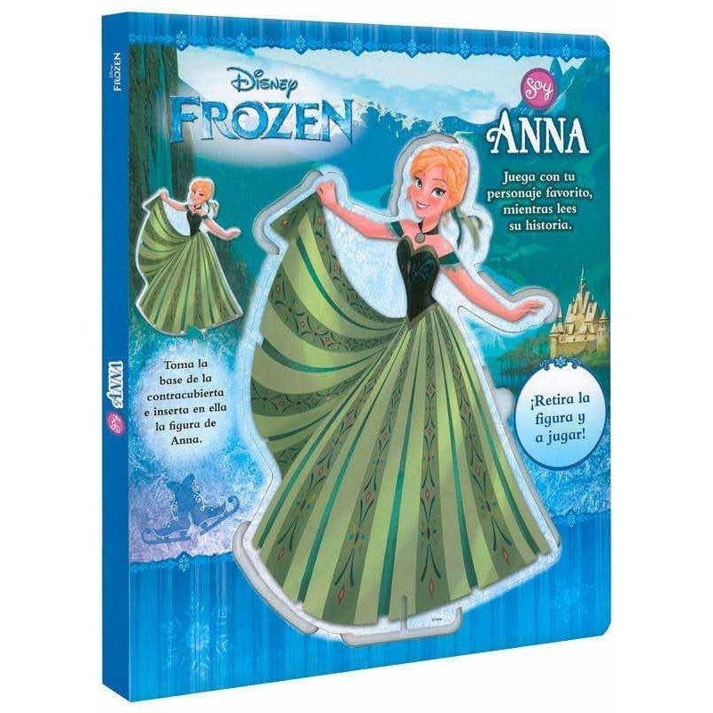 Disney Frozen Soy Anna Libro + Figura Base / Lexus
