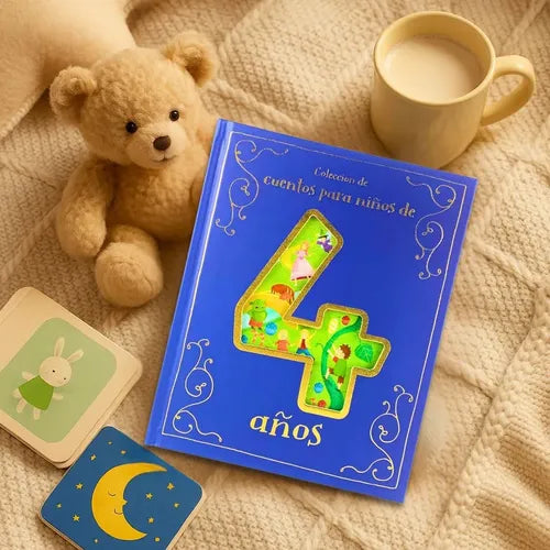Cuentos Para Niños De 4 Años (tapa Dura)