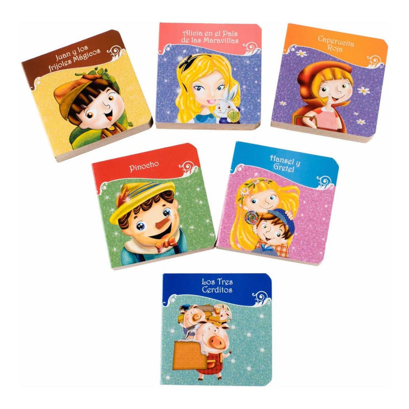 Cuentos Clásicos 6 Libritos Acartonados Cofre / Lexus