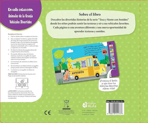 Vehículos Divertidos (libro Con Sonidos) / Plutón Kids