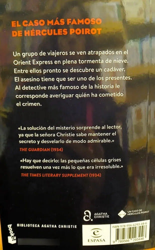 Asesinato En El Orient Express / Agatha Christie