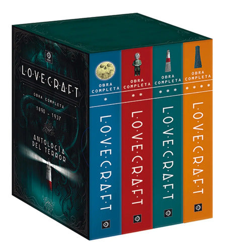 H.p. Lovecraft Obra Completa (4 Volumenes Tapa Dura)