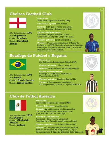 Equipos De Fútbol Mundial (con Stickers) / Lexus