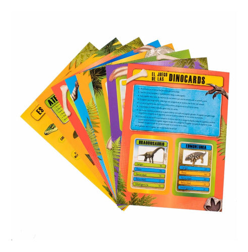501 Hechos De Dinosaurios Incluye Moldes + Stickers  / Lexus
