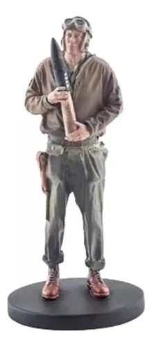 Soldado Esc Cabo Unidades Blindadas Ejercito Usa 1941. 6 Cm