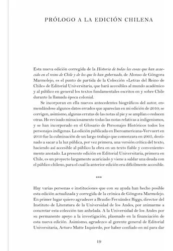 Historia De Todas Las Cosas En El Reino / Alonso De Gongora