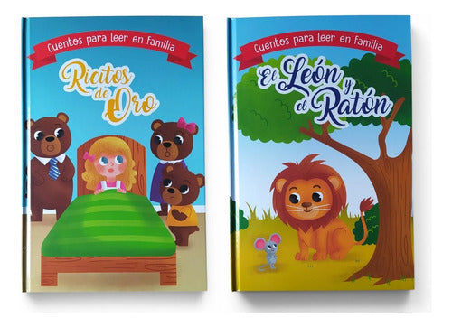 Cuentos 2 En 1 Ricitos De Oro & El León Y El Ratón (t. Dura)