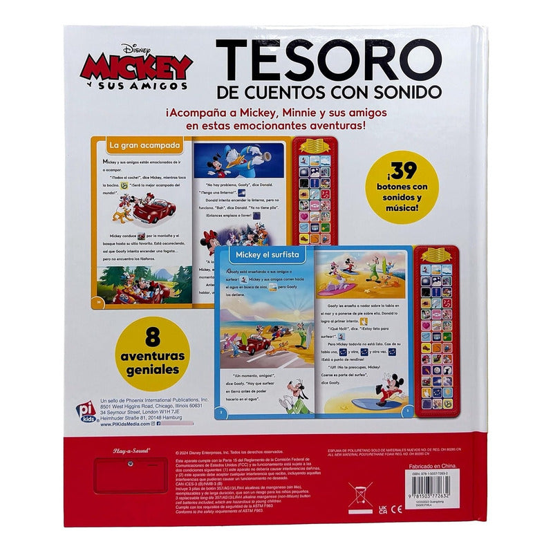 Mickey Y Sus Amigos. Tesoro De Cuentos Con Sonidos / Disney