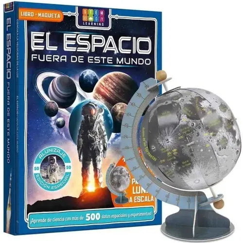 El Espacio Fuera De Este Mundo Libro + Maqueta Luna / Lexus