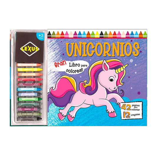 Unicornios - Gran Libro Para Colorear / Lexus