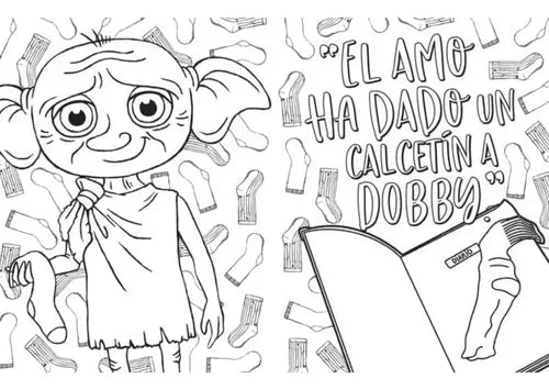 Harry Potter Arte Magico Libro Para Colorear