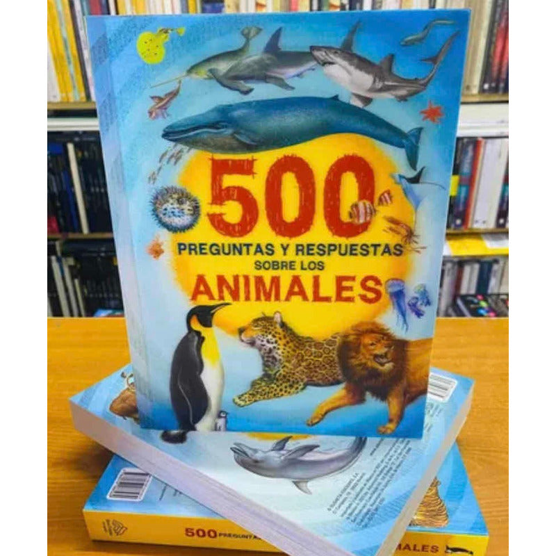 500 Preguntas Y Respuestas Sobre Los Animales (portada 3d)