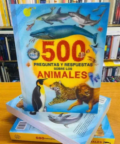 500 Preguntas Y Respuestas Sobre Los Animales (portada 3d)