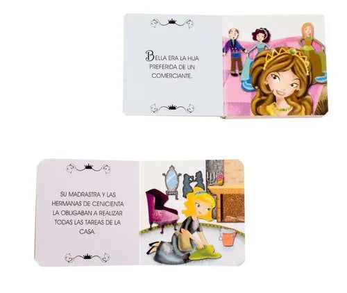 Princesas 6 Libritos Acartonados Cofre Imantado / Lexus