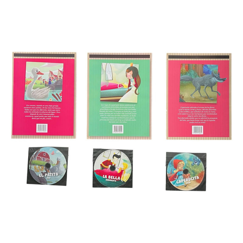 Pack Clasicos Infantiles 3 Tomos + Cd