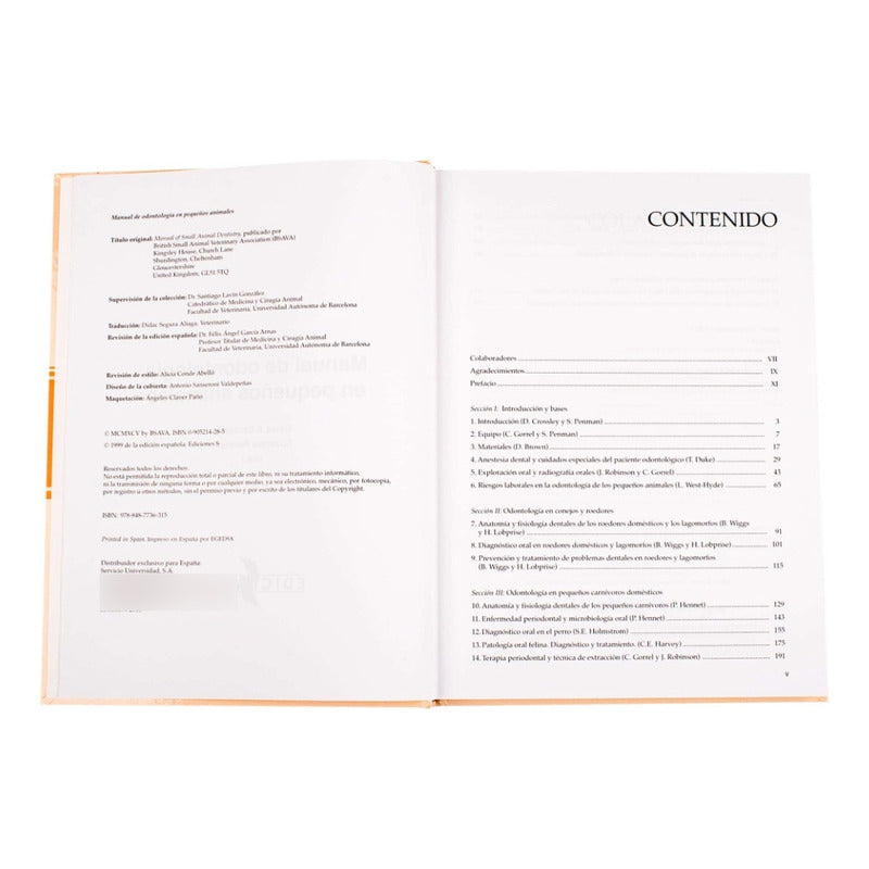 Manual De Odontología En Pequeños Animales (t.dura) / Lexus