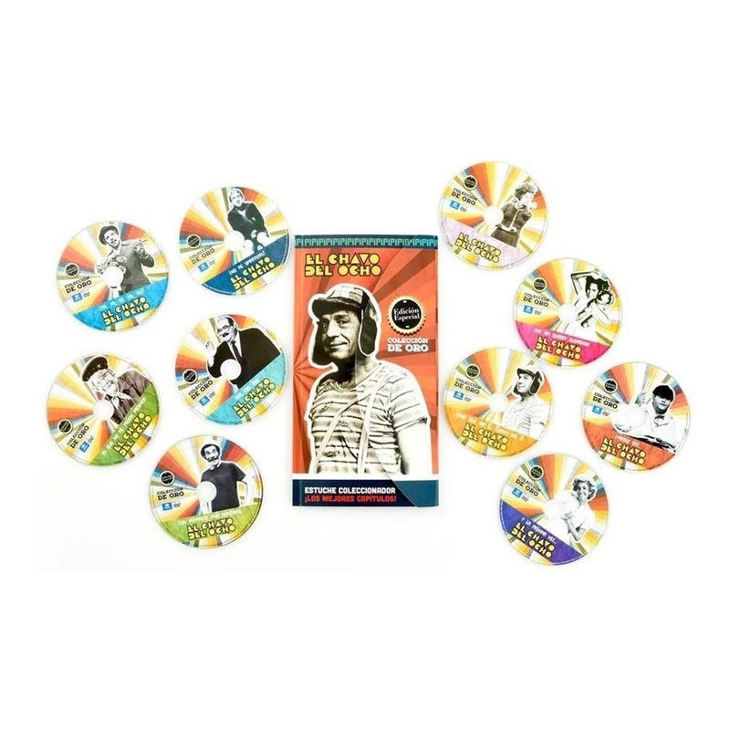 Pack El Chavo Del Ocho Coleccion De Oro (10 Tomos Con Dvd)