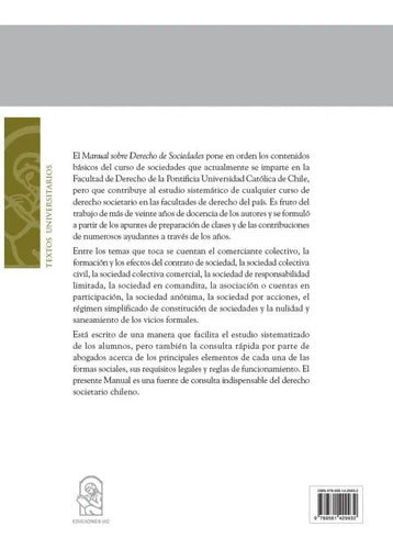 Manual Sobre Derecho De Sociedades / Guerrero Y  Zegers