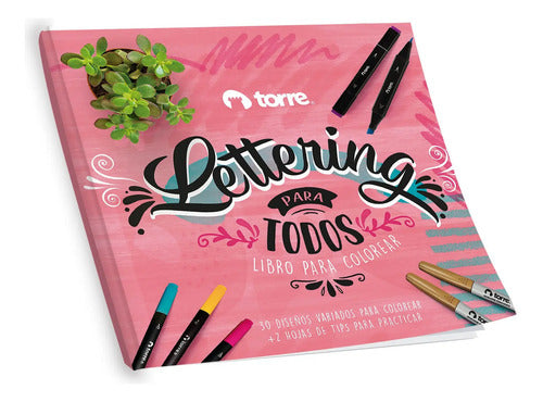 Lettering Para Todos Libro Para Colorear / Torre