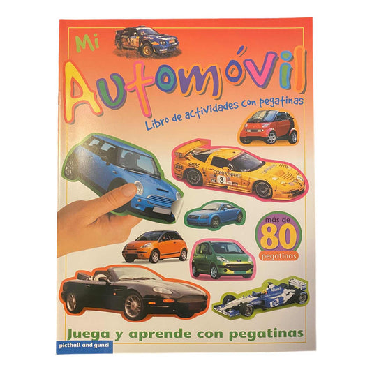 Mi Automovil Libro De Actividades Con Pegatinas
