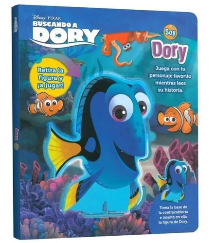 Buscando A Dory Soy Dory Libro + Figura Base / Lexus