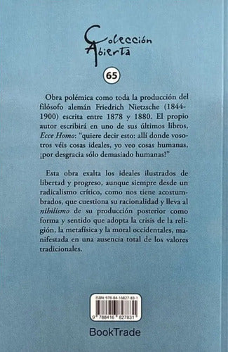 Humano Demasiado Humano / Friedrich Nietzsche