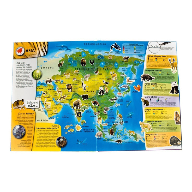 Atlas De Los Animales Del Mundo / Lexus