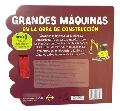 Grandes Máquinas En Construcción (libro Con Sonidos) / Lexus