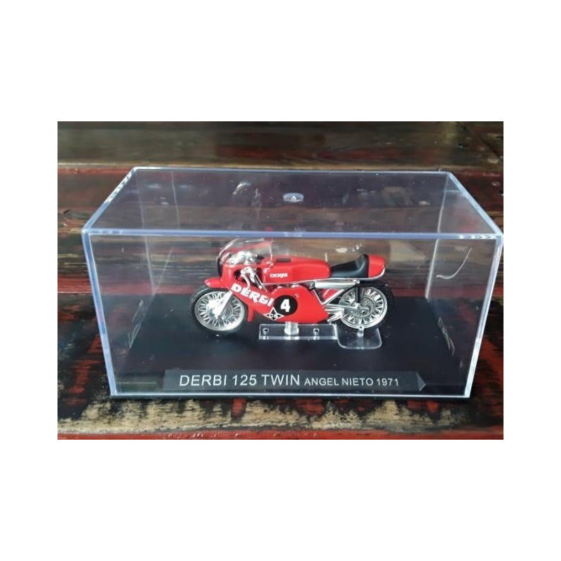 Moto Colección Esc Gp Derbi 125 Twin Angel Nieto 1971 1/24