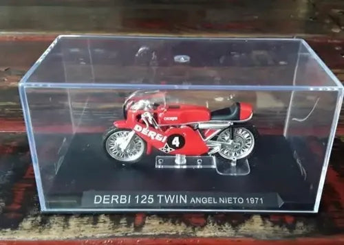 Moto Colección Esc Gp Derbi 125 Twin Angel Nieto 1971 1/24