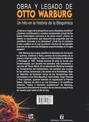 Obra Y Legado De Otto Warburg Hito En Historia De Bioquimica