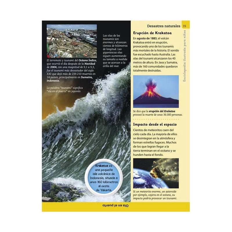 Enciclopedia Ilustrada Para Niños Desastres Naturales