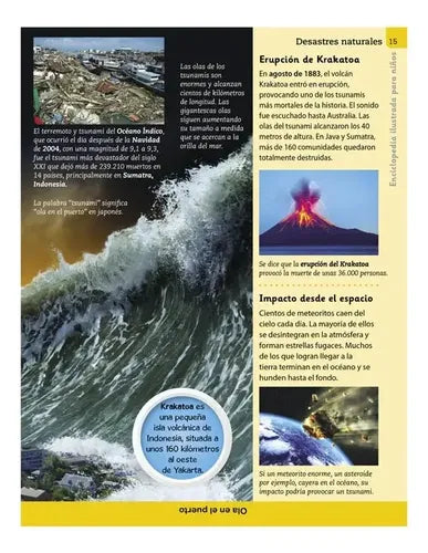 Desastres Naturales Enciclopedia Ilustrada Para Niños