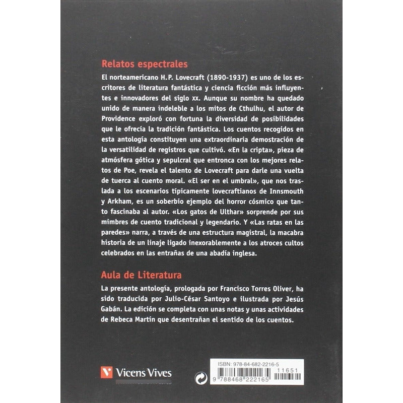 Relatos Espectrales / H.p. Lovecraft