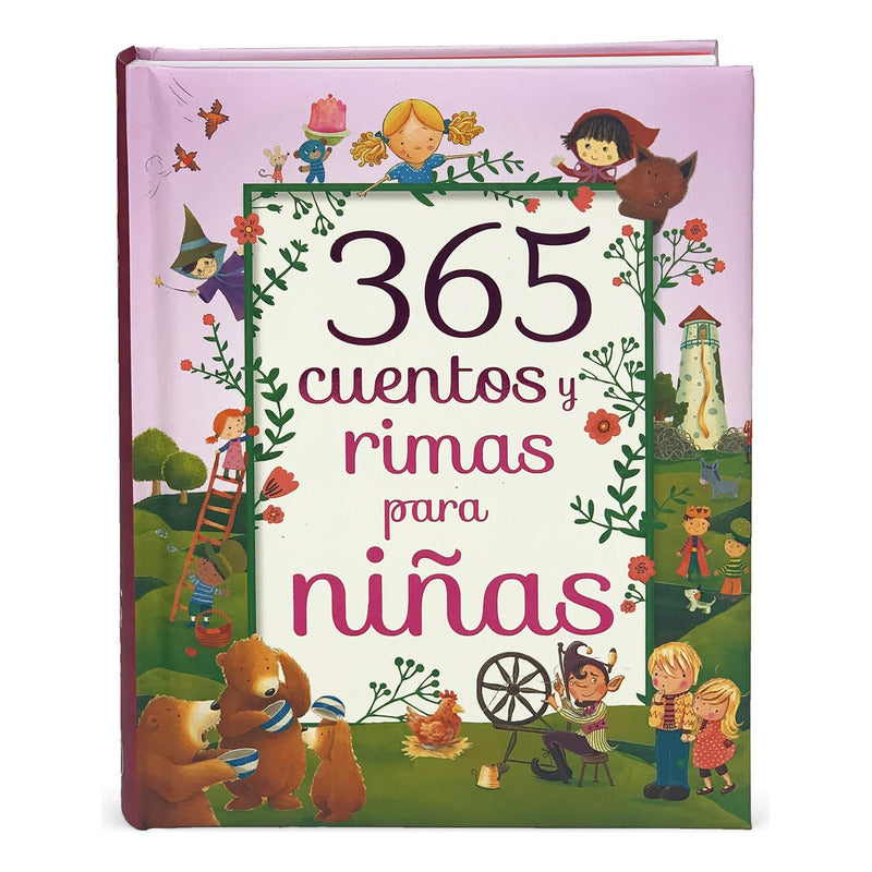 365 Cuentos Y Rimas Para Niñas (tapa Dura Acolchada)