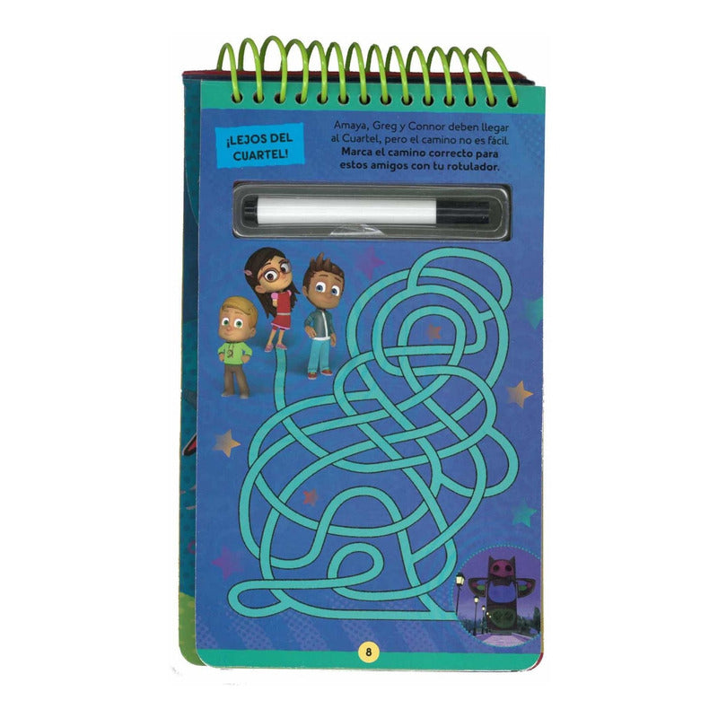 Pj Masks Dibuja Y Aprende + Plumon / Lexus