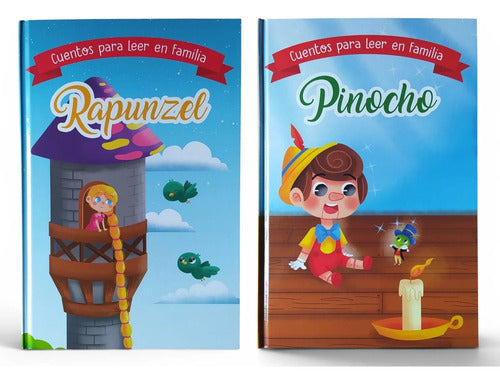 Cuentos 2 En 1 Pinocho & Rapunzel (tapa Dura)
